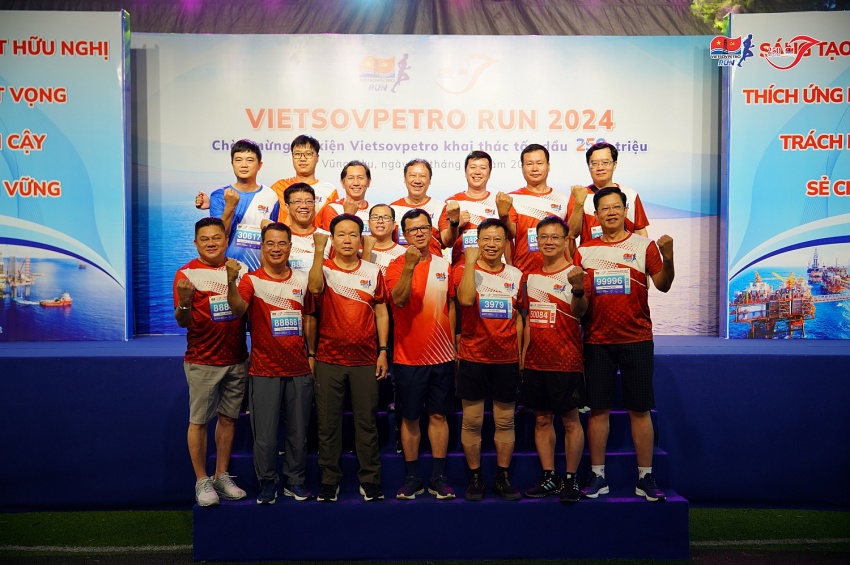 Hàng nghìn runners tham gia giải chạy Vietsovpetro Run 2024
