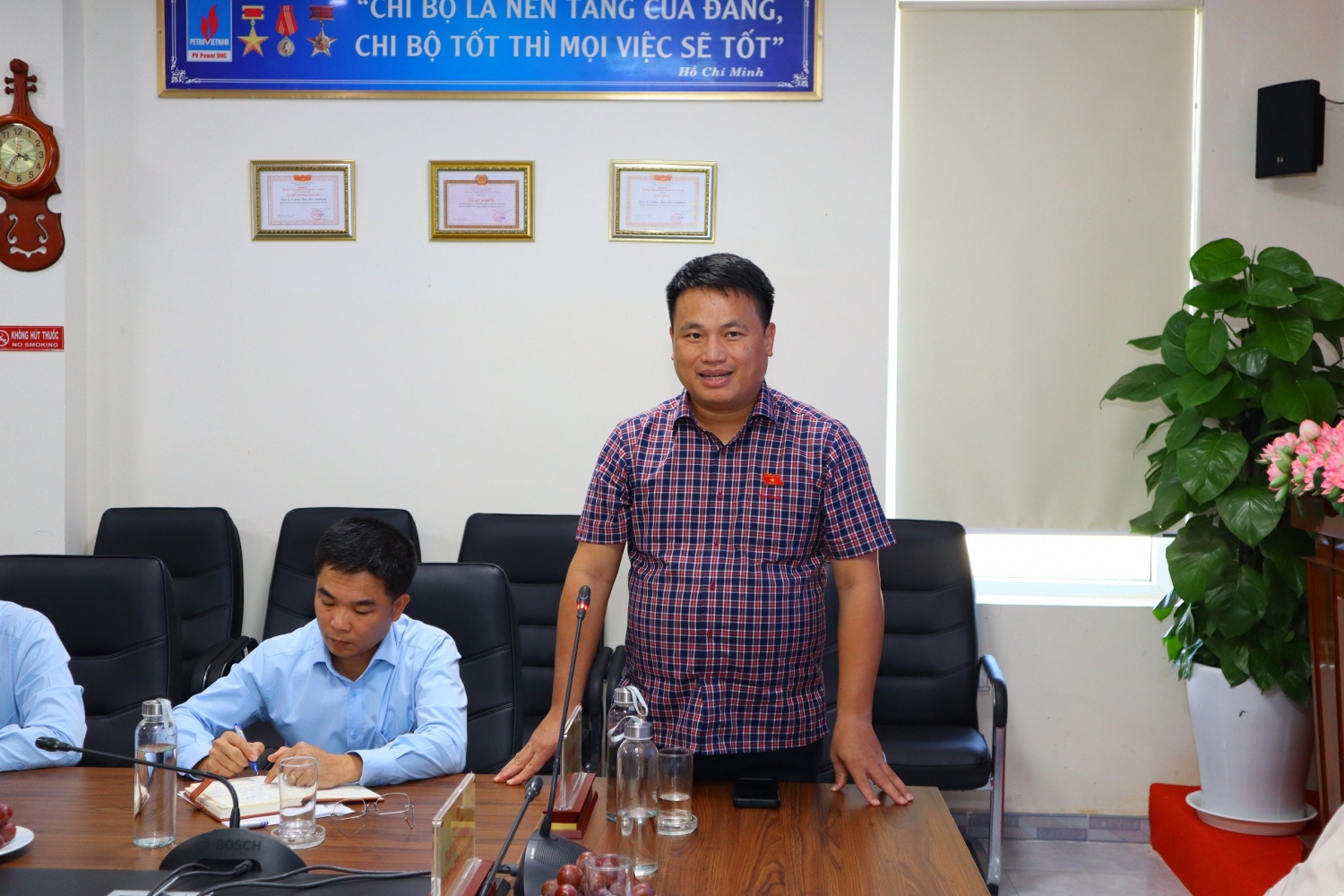 Thượng tướng Trần Quang Phương - Phó Chủ tịch Quốc hội thăm và làm việc tại Thủy điện Đakđrinh