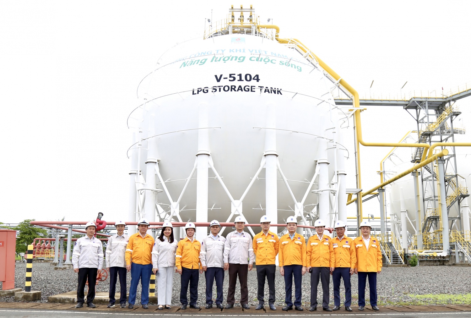 Đoàn công tác Petrovietnam thăm Nhà máy xử lý Khí - Công ty Khí Cà Mau