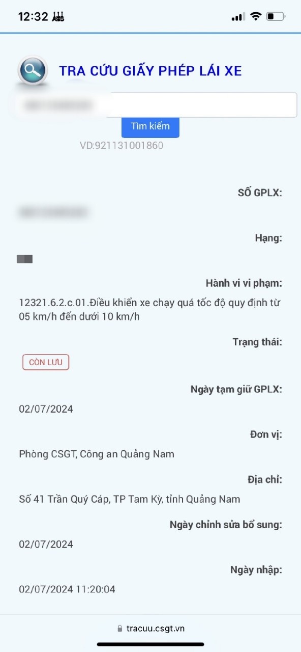Quảng Nam: Kiểm tra giấy tờ người tham gia giao thông qua VNeID Quảng Nam: Kiểm tra giấy tờ người tham gia giao thông qua VNeID