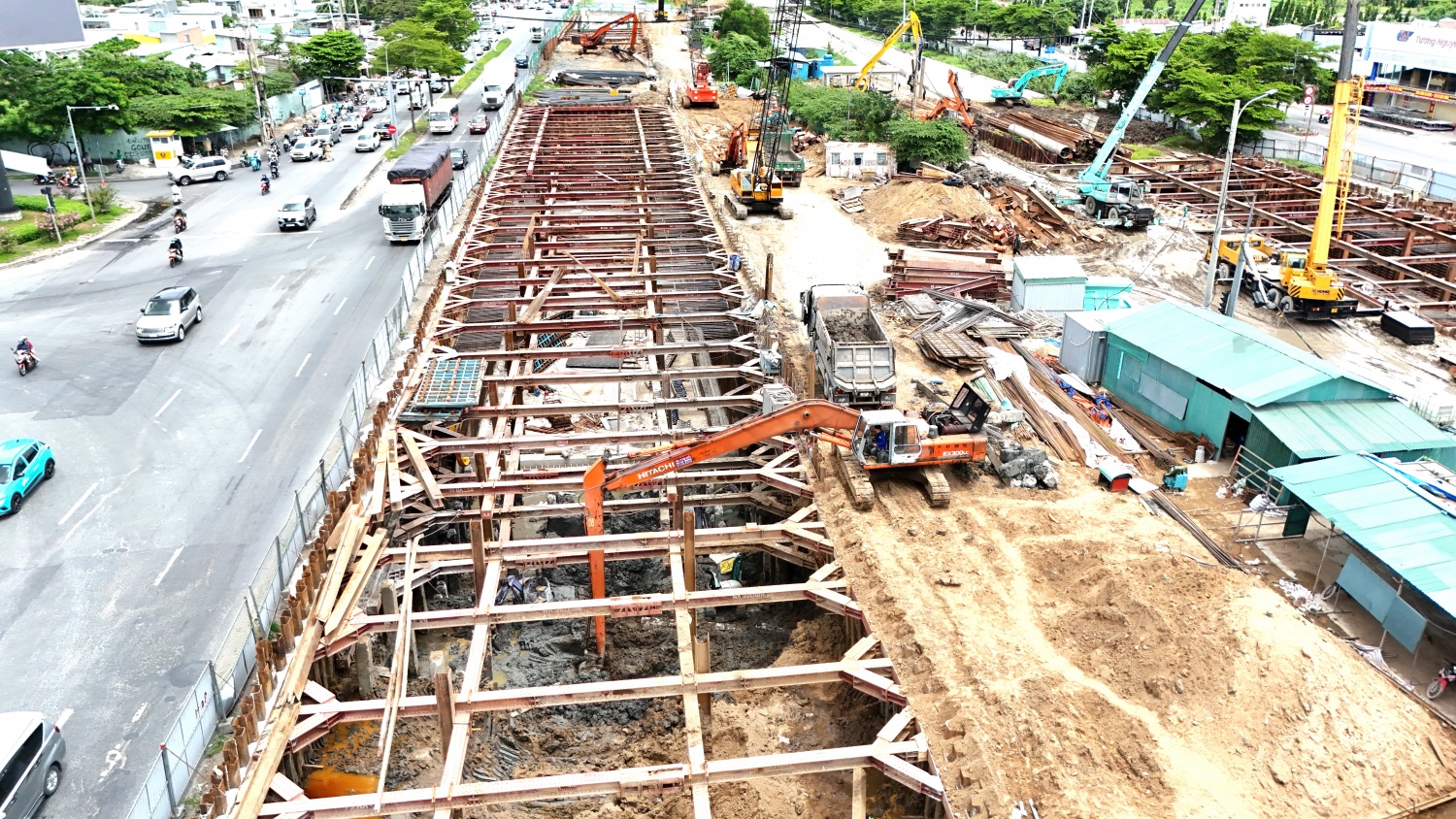 [Chùm ảnh] Cận cảnh dự án hầm chui Nguyễn Văn Linh - Nguyễn Hữu Thọ