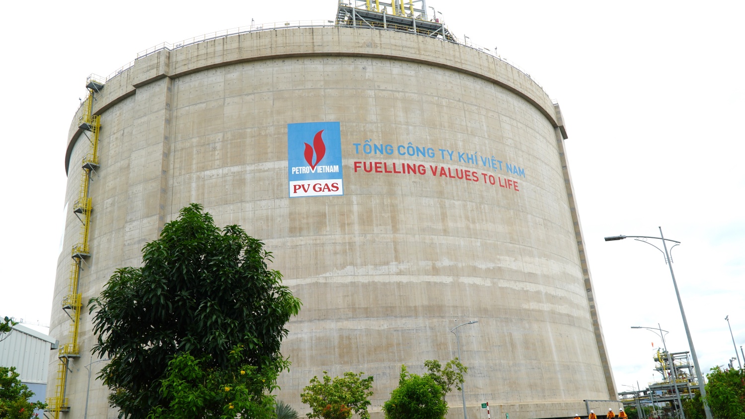 Toàn cảnh kho cảng PV GAS Vũng Tàu