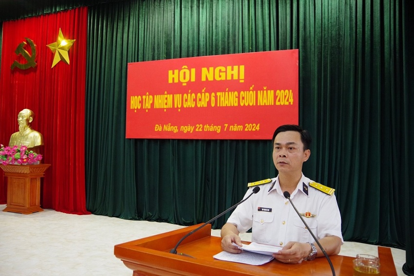 Lữ đoàn 172 tổ chức Hội nghị học tập nhiệm vụ các cấp 6 tháng cuối năm 2024