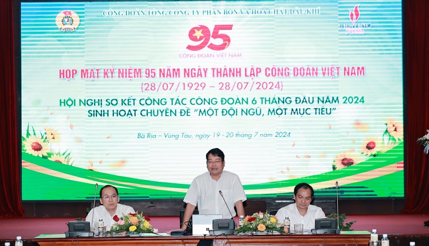 Công đoàn PVFCCo đạt kết quả hoạt động tích cực trong 6 tháng đầu năm 2024 Công đoàn PVFCCo đạt kết quả hoạt động tích cực trong 6 tháng đầu năm 2024