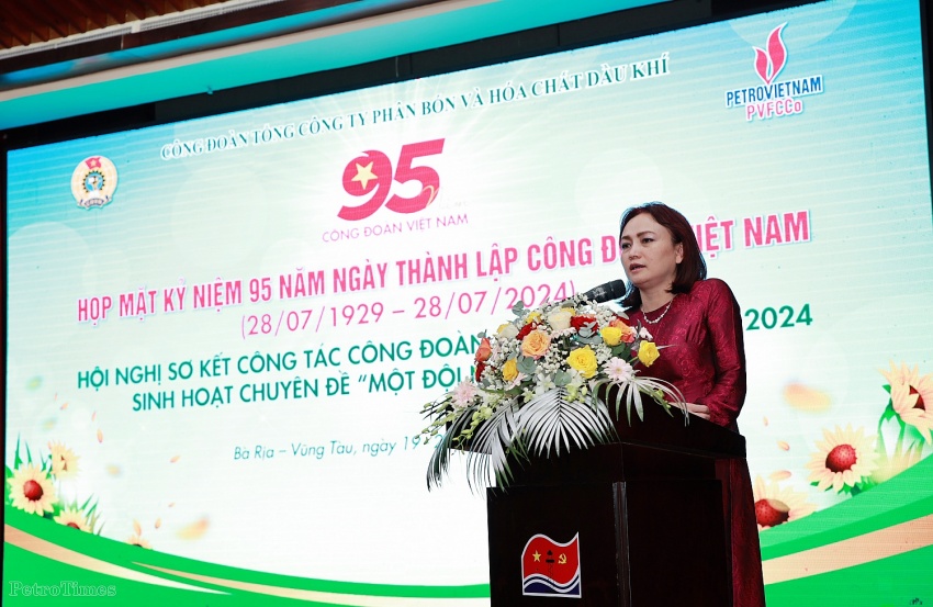 Công đoàn PVFCCo đạt kết quả hoạt động tích cực trong 6 tháng đầu năm 2024 Công đoàn PVFCCo đạt kết quả hoạt động tích cực trong 6 tháng đầu năm 2024