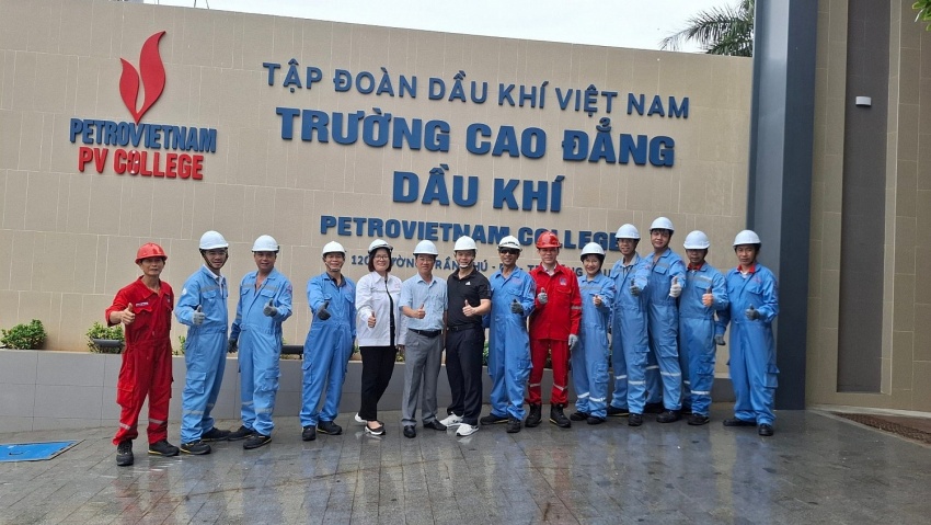 PV College diễn tập phương án phòng cháy chữa cháy năm 2024 PV College tổ chức diễn tập phòng cháy chữa cháy năm 2024
