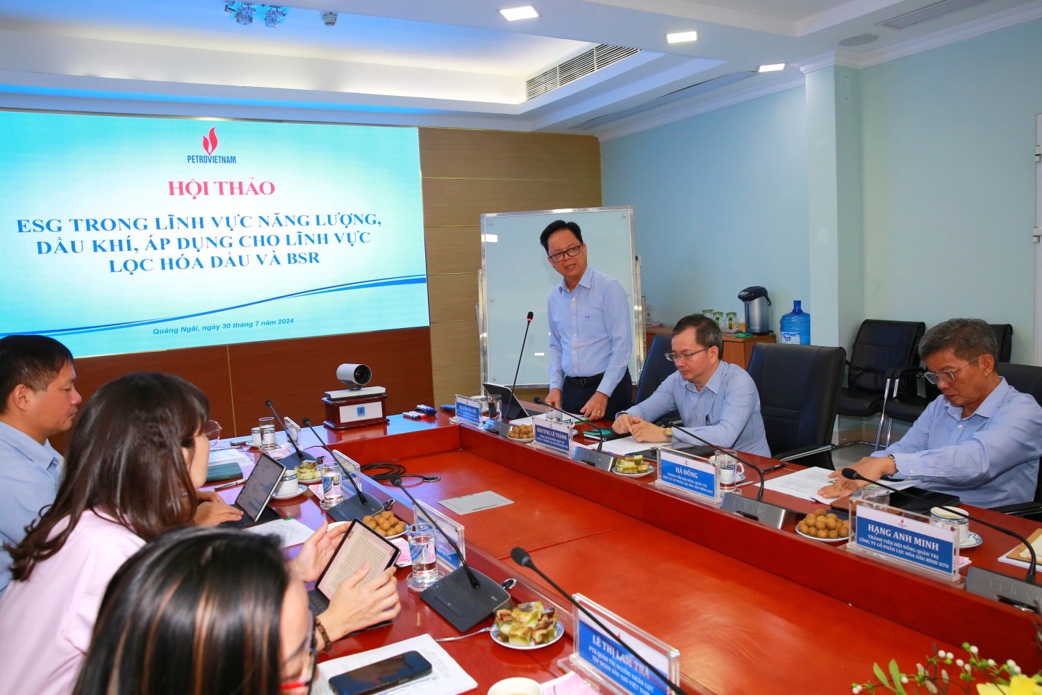 Ông Nguyễn Văn Hội – Chủ tịch HĐQT BSR phát biểu tại hội thảo. Ông Nguyễn Văn Hội – Chủ tịch HĐQT BSR phát biểu tại hội thảo.