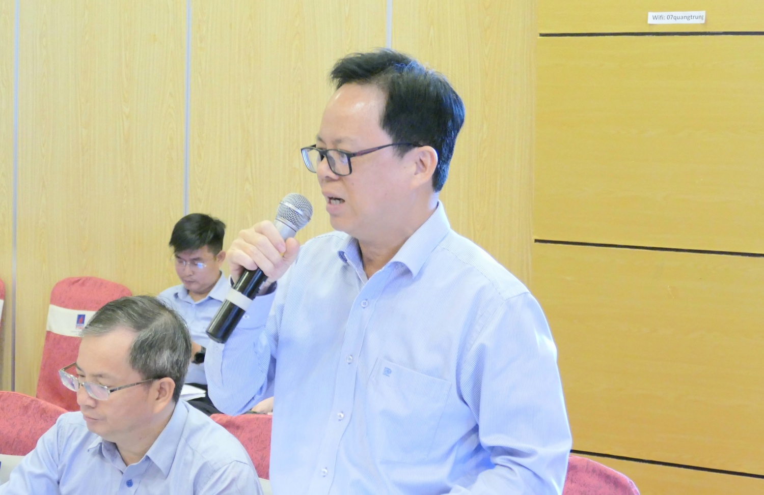 Ông Nguyễn Văn Hội - Chủ tịch HĐQT BSR phát biểu tại buổi làm việc Ông Nguyễn Văn Hội - Chủ tịch HĐQT BSR phát biểu tại buổi làm việc