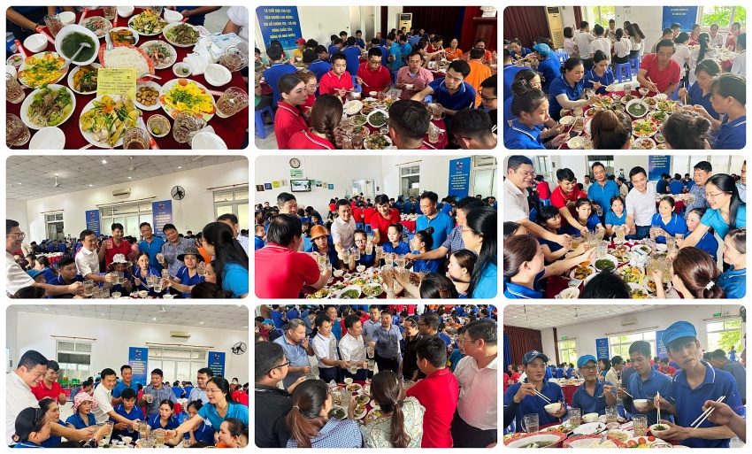 Ấm áp bữa cơm Công đoàn PVFCCo Ấm áp