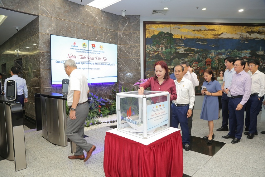 Petrovietnam ủng hộ đồng bào các địa phương bị ảnh hưởng bởi bão số 3 (Yagi) Petrovietnam phát động ủng hộ đồng bào các địa phương bị ảnh hưởng bởi bão số 3 (Yagi)