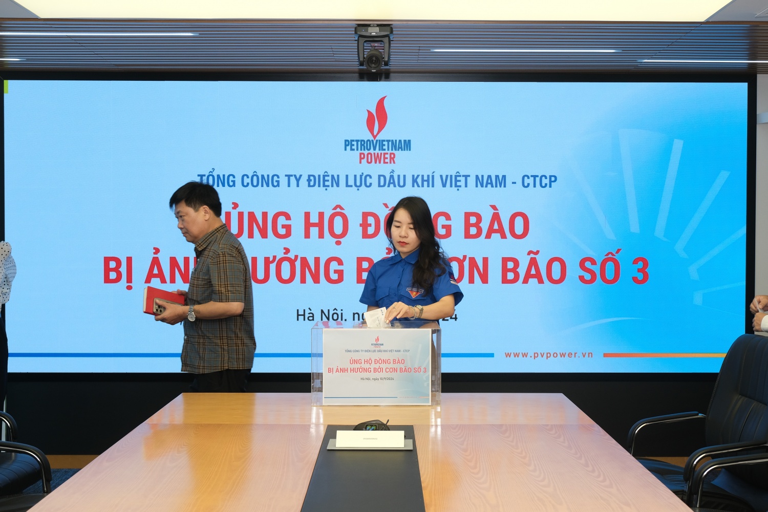PV Power quyên góp ủng hộ đồng bào các địa phương chịu thiệt hại do bão số 3 PV Power quyên góp ủng hộ đồng bào các địa phương chịu thiệt hại do bão số 3