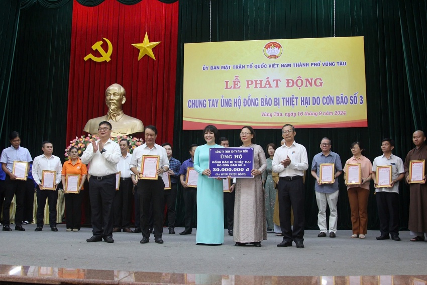 Thành phố Vũng Tàu phát động ủng hộ đồng bào miền Bắc bị ảnh hưởng bão số 3 Thành phố Vũng Tàu phát động ủng hộ đồng bào miền Bắc bị ảnh hưởng bởi bão số 3