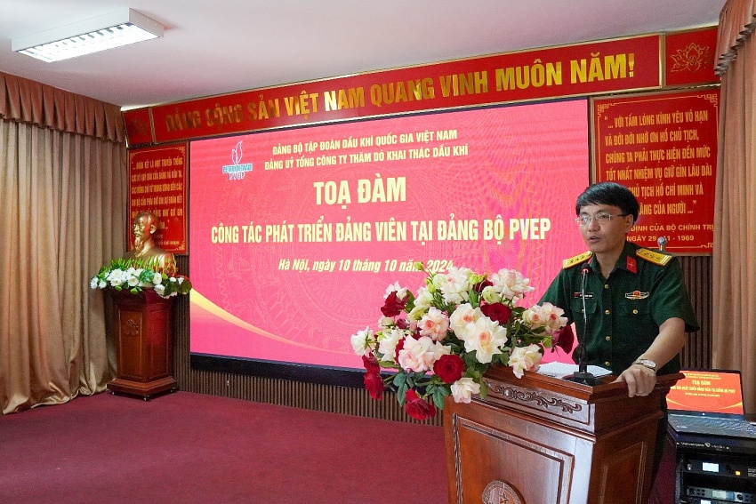 Đảng ủy PVEP tổ chức tọa đàm công tác phát triển Đảng viên khu vực phía Bắc Đảng ủy PVEP tổ chức tọa đàm công tác phát triển Đảng viên khu vực phía Bắc