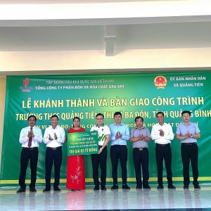 PVFCCo đồng hành cùng sự phát triển giáo dục