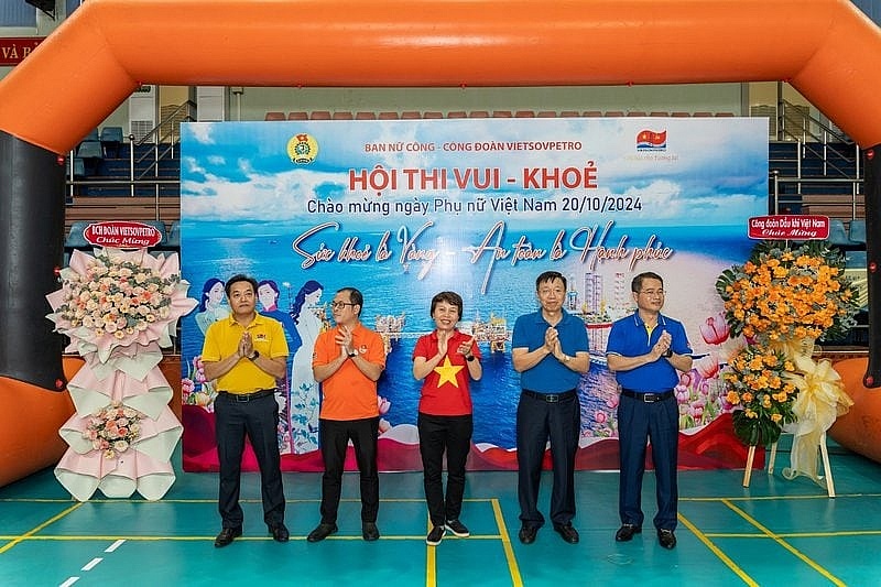Ban Nữ công, Công đoàn Vietsovpetro tổ chức Hội thi Vui – Khỏe chào mừng ngày Phụ nữ Việt Nam