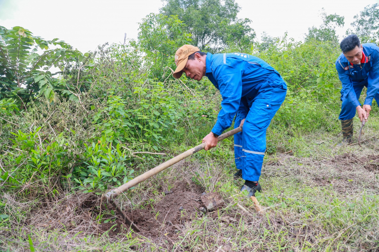 Ban Bảo dưỡng sửa chữa và Văn phòng BSR phát động trồng 2.500 cây xanh tại NMLD Dung Quất