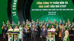 Đạm Phú Mỹ và NPK Phú Mỹ tiếp tục được công nhận là “Thương hiệu Quốc gia” năm 2024
