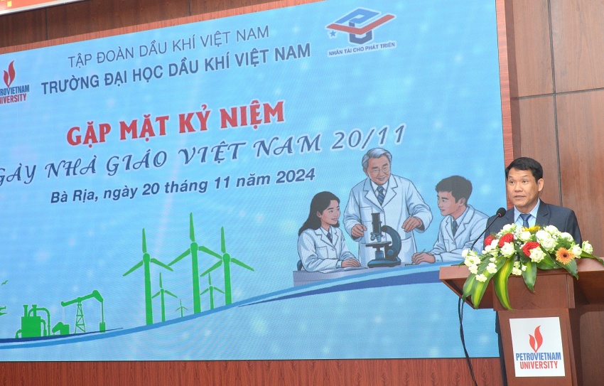 Trường Đại học Dầu khí Việt Nam kỷ niệm Ngày Nhà giáo Việt Nam Trường Đại học Dầu khí Việt Nam tổ chức gặp mặt kỷ niệm Ngày Nhà giáo Việt Nam