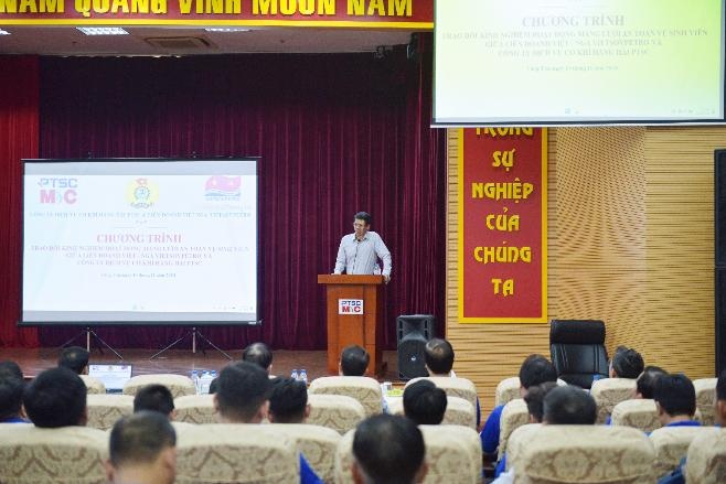 Vietsovpetro và PTSC M&C trao đổi kinh nghiệm về mạng lưới an toàn vệ sinh viên