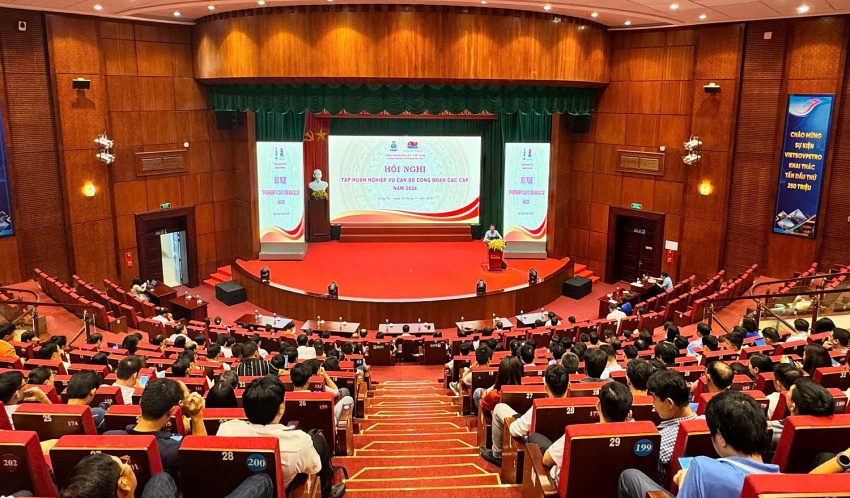 Công đoàn Vietsovpetro tập huấn nghiệp vụ cho cán bộ công đoàn các cấp