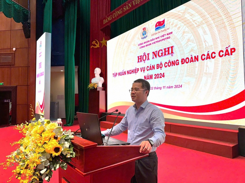 Công đoàn Vietsovpetro tập huấn nghiệp vụ cho cán bộ công đoàn các cấp