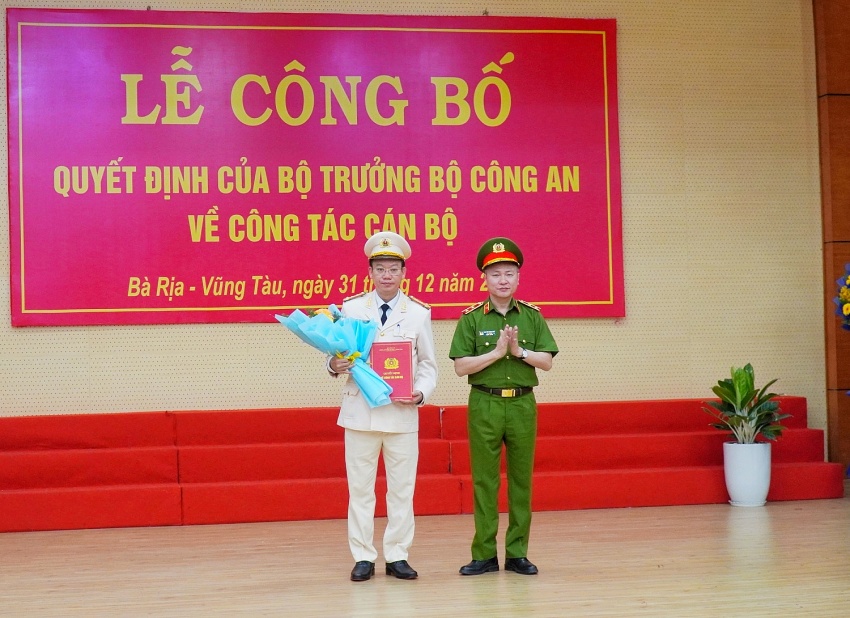 Đại tá Vũ Như Hà làm Giám đốc Công an tỉnh Bà Rịa - Vũng Tàu