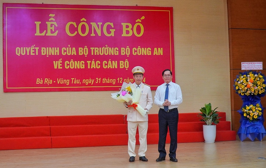 Đại tá Vũ Như Hà làm Giám đốc Công an tỉnh Bà Rịa - Vũng Tàu