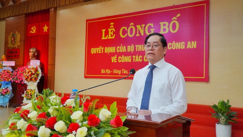 Đại tá Vũ Như Hà làm Giám đốc Công an tỉnh Bà Rịa - Vũng Tàu