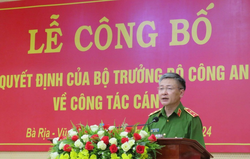 Đại tá Vũ Như Hà làm Giám đốc Công an tỉnh Bà Rịa - Vũng Tàu