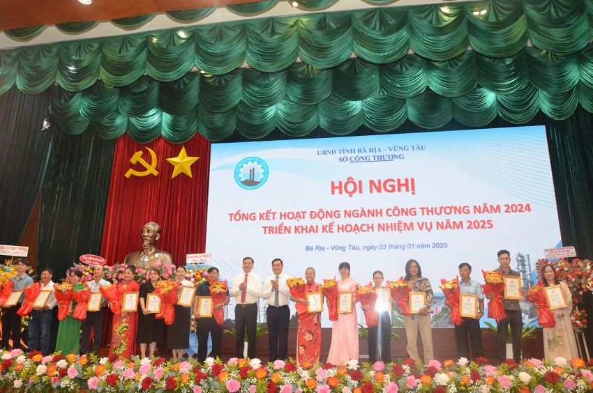 Bà Rịa - Vũng Tàu: Hội nghị tổng kết ngành Công Thương năm 2024 và triển khai kế hoạch năm 2025