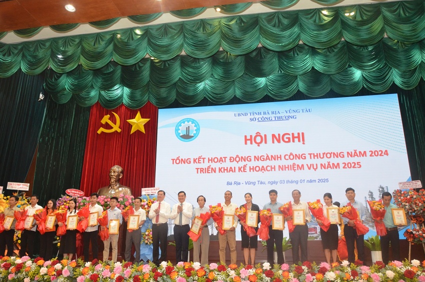Bà Rịa - Vũng Tàu: Hội nghị tổng kết ngành Công Thương năm 2024 và triển khai kế hoạch năm 2025