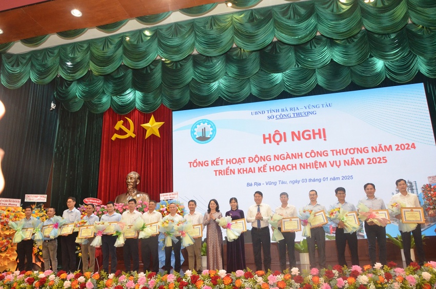 Bà Rịa - Vũng Tàu: Hội nghị tổng kết ngành Công Thương năm 2024 và triển khai kế hoạch năm 2025