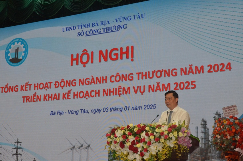 Bà Rịa - Vũng Tàu: Hội nghị tổng kết ngành Công Thương năm 2024 và triển khai kế hoạch năm 2025