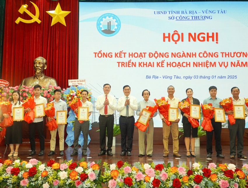 Bà Rịa - Vũng Tàu: Hội nghị tổng kết ngành Công Thương năm 2024 và triển khai kế hoạch năm 2025