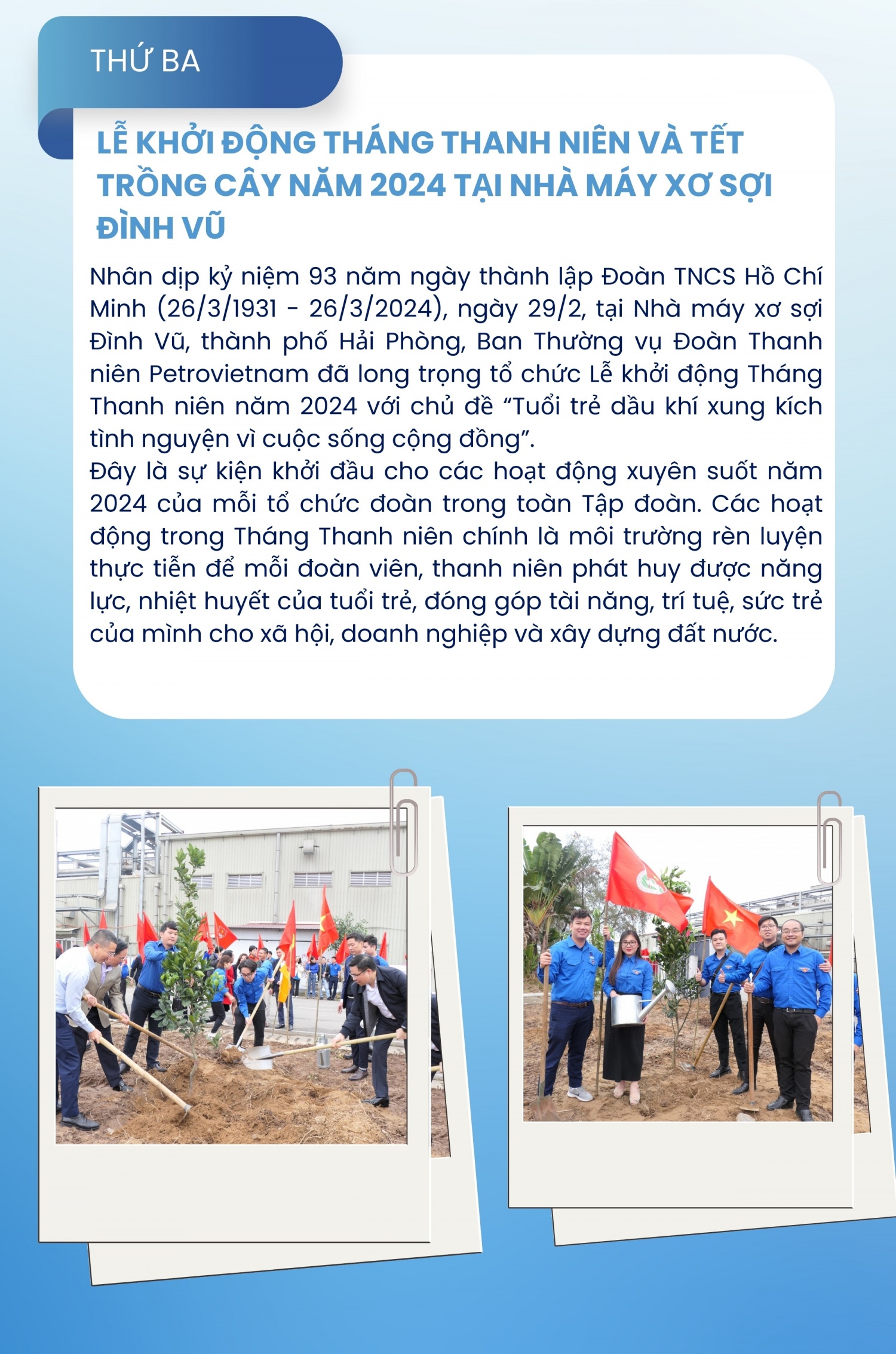 [Infographic] Những dấu ấn nổi bật của Tuổi trẻ Dầu khí năm 2024