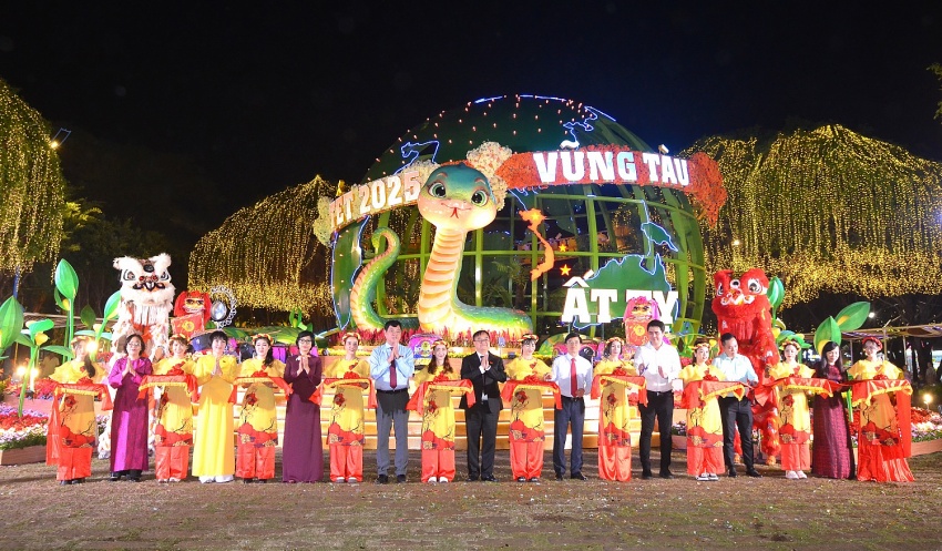 Bà Rịa - Vũng Tàu: Khai mạc Hội hoa Xuân Ất Tỵ 2025 với chủ đề “Hành tinh xanh”