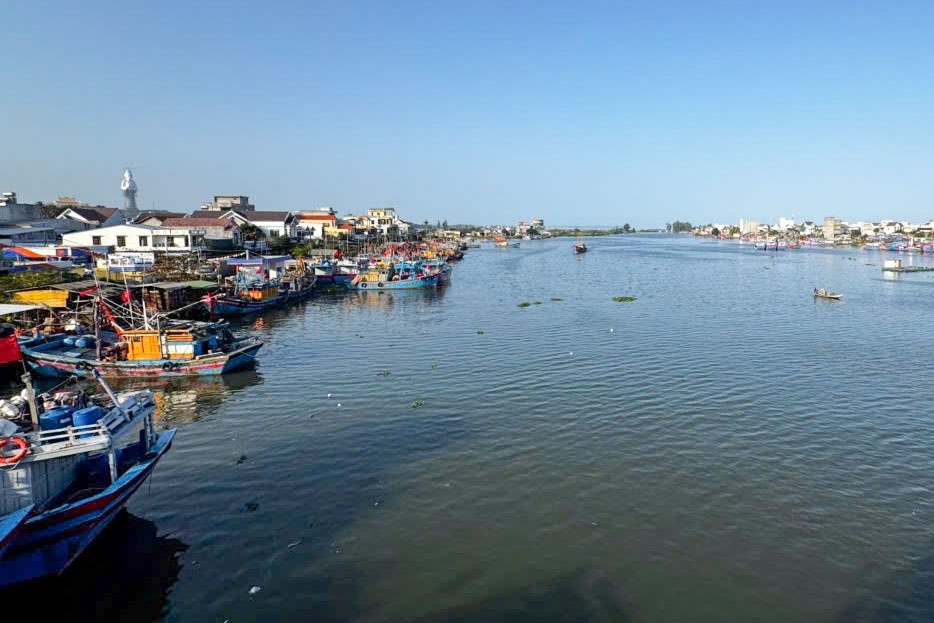 Khu vực cửa biển Cửa Đại thuộc xã An Phú (TP Quảng Ngãi) Khu vực cửa biển Cửa Đại thuộc xã An Phú (TP Quảng Ngãi)