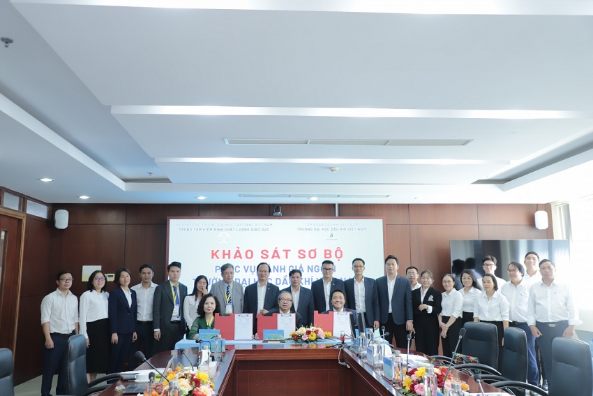 Khảo sát sơ bộ Kiểm định chất lượng Trường Đại học Dầu khí Việt Nam giai đoạn 2025 – 2030 Đánh giá ngoài Khảo sát sơ bộ Kiểm định chất lượng Trường Đại học Dầu khí Việt Nam giai đoạn 2025 – 2030