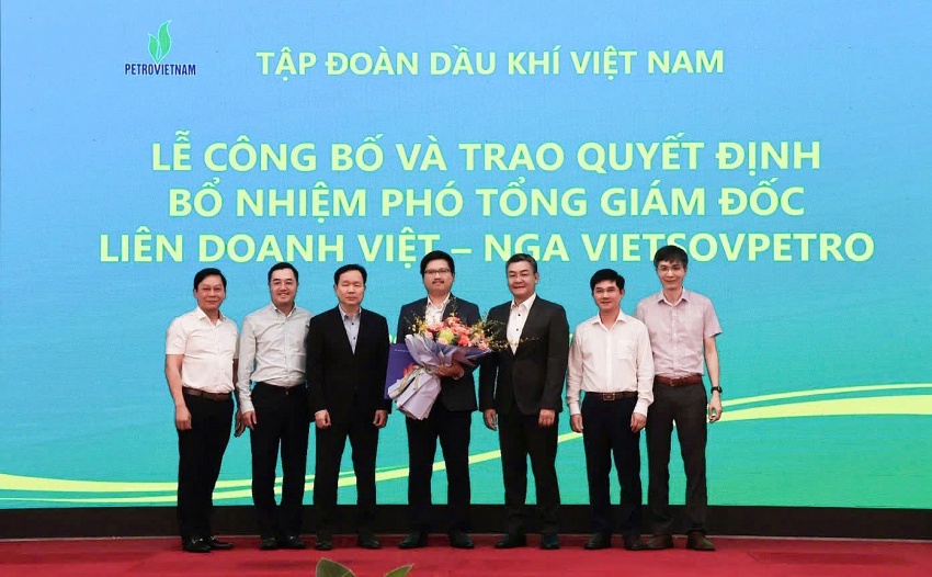 Vietsovpetro có tân Phó Tổng giám đốc Ông Nguyễn Thái Sơn được bổ nhiệm làm Phó Tổng Giám đốc Vietsovpetro