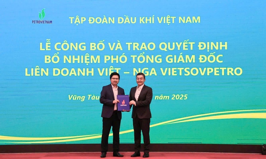Vietsovpetro có tân Phó Tổng giám đốc Ông Nguyễn Thái Sơn được bổ nhiệm làm Phó Tổng Giám đốc Vietsovpetro