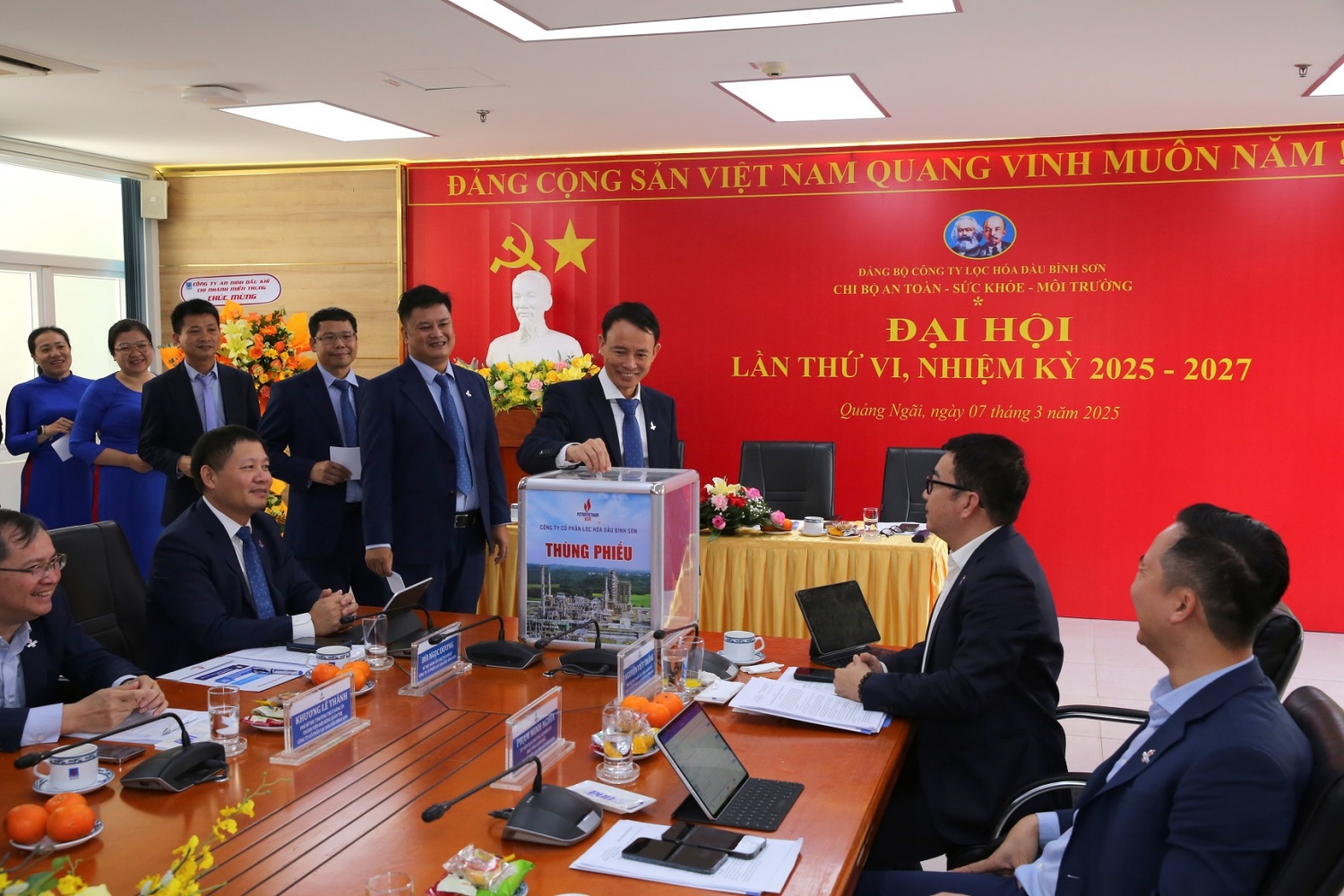 Đại hội Chi bộ ATSKMT bầu Chi ủy, Bí thư và Phó Bí thư nhiệm kỳ 2025 - 2027.