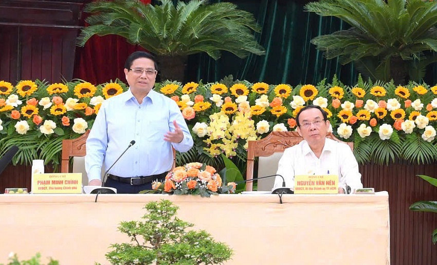 Thủ tướng chủ trì hội nghị của Đoàn Kiểm tra 1908 với TP HCM, Bình Dương, Bà Rịa-Vũng Tàu