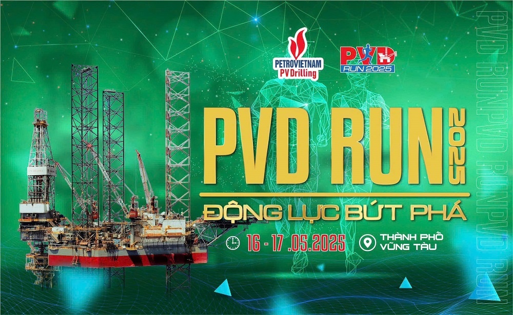 PV Drilling tổ chức giải chạy việt dã PVD RUN 2025 - “Động lực bứt phá”