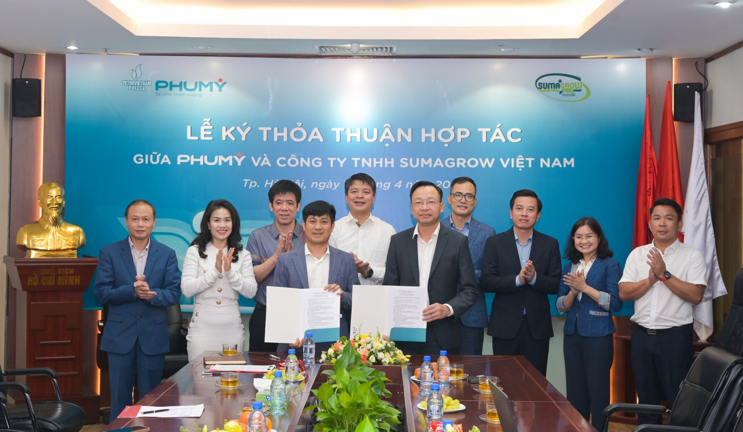 PVFCCo - Phú Mỹ và Sumagrow Việt Nam hợp tác mở rộng phân phối phân bón sinh học PVFCCo - Phú Mỹ và Sumagrow Việt Nam hợp tác mở rộng phân phối phân bón sinh học