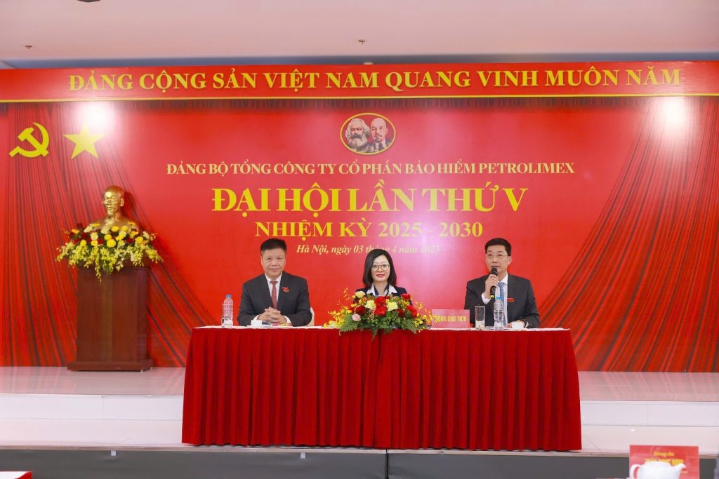 Đại hội lần thứ V nhiệm kỳ 2025 – 2030 của Đảng Bộ Tổng Công ty CP Bảo hiểm Petrolimex thành công rực rỡ Đại hội lần thứ V nhiệm kỳ 2025 – 2030 của Đảng Bộ Tổng Công ty CP Bảo hiểm Petrolimex thành công rực rỡ
