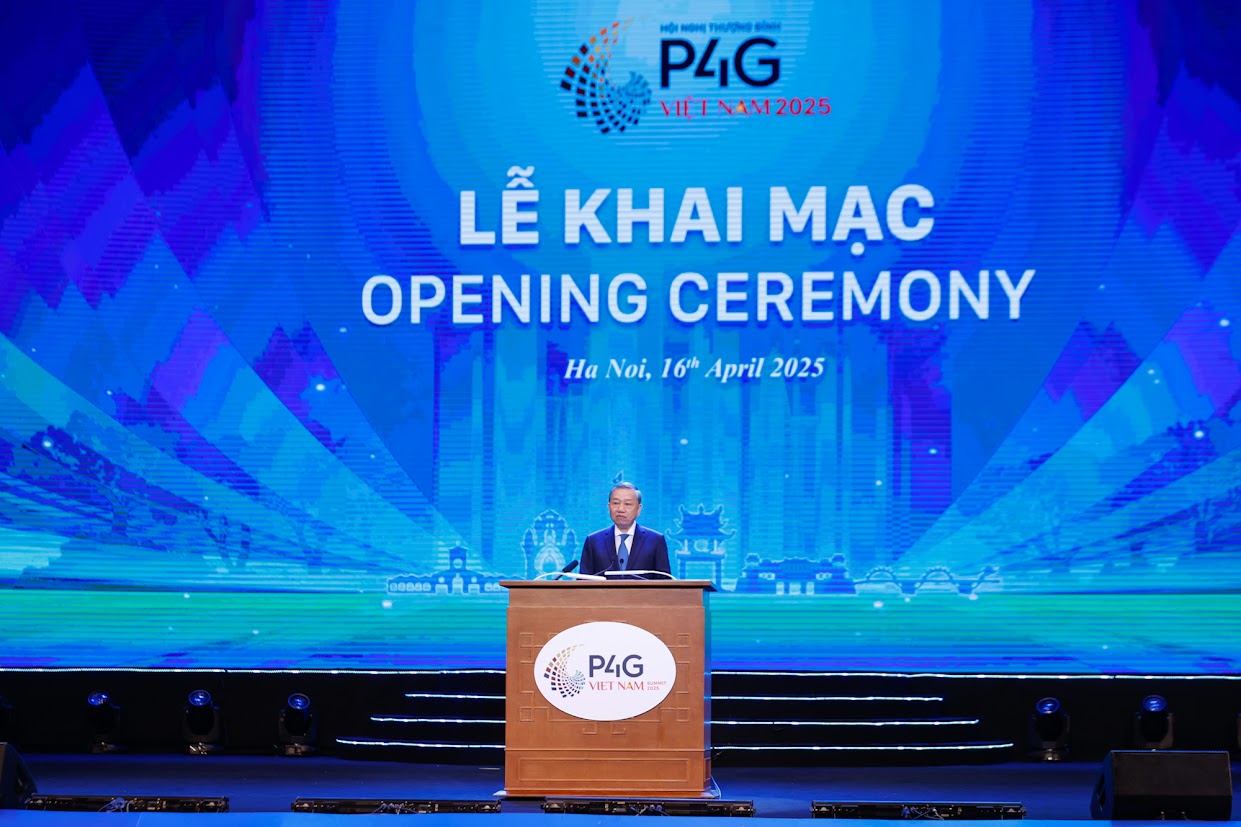 Tổng Bí thư Tô Lâm phát biểu thông điệp chính sách tại Hội nghị P4G Việt Nam 2025- Ảnh 1. Tổng Bí thư Tô Lâm phát biểu thông điệp chính sách tại Hội nghị P4G Việt Nam 2025- Ảnh 1.