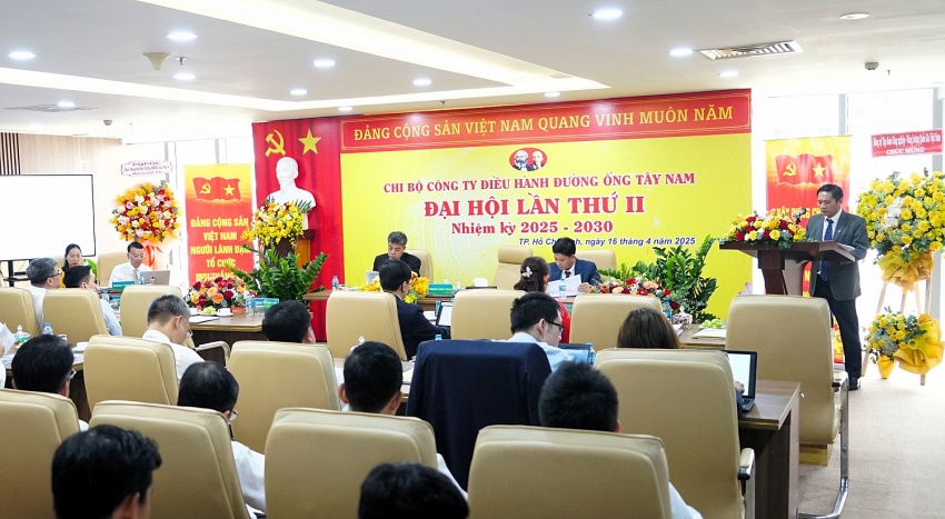 Chi bộ SWPOC nhiệm kỳ 2025–2030: Quyết tâm hoàn thành mục tiêu khí vào bờ quý III/2027