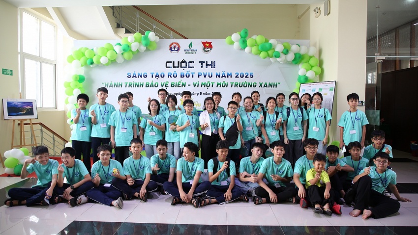 Sáng tạo Rô bốt PVU 2025: Hành trình bảo vệ biển - Vì một môi trường xanh