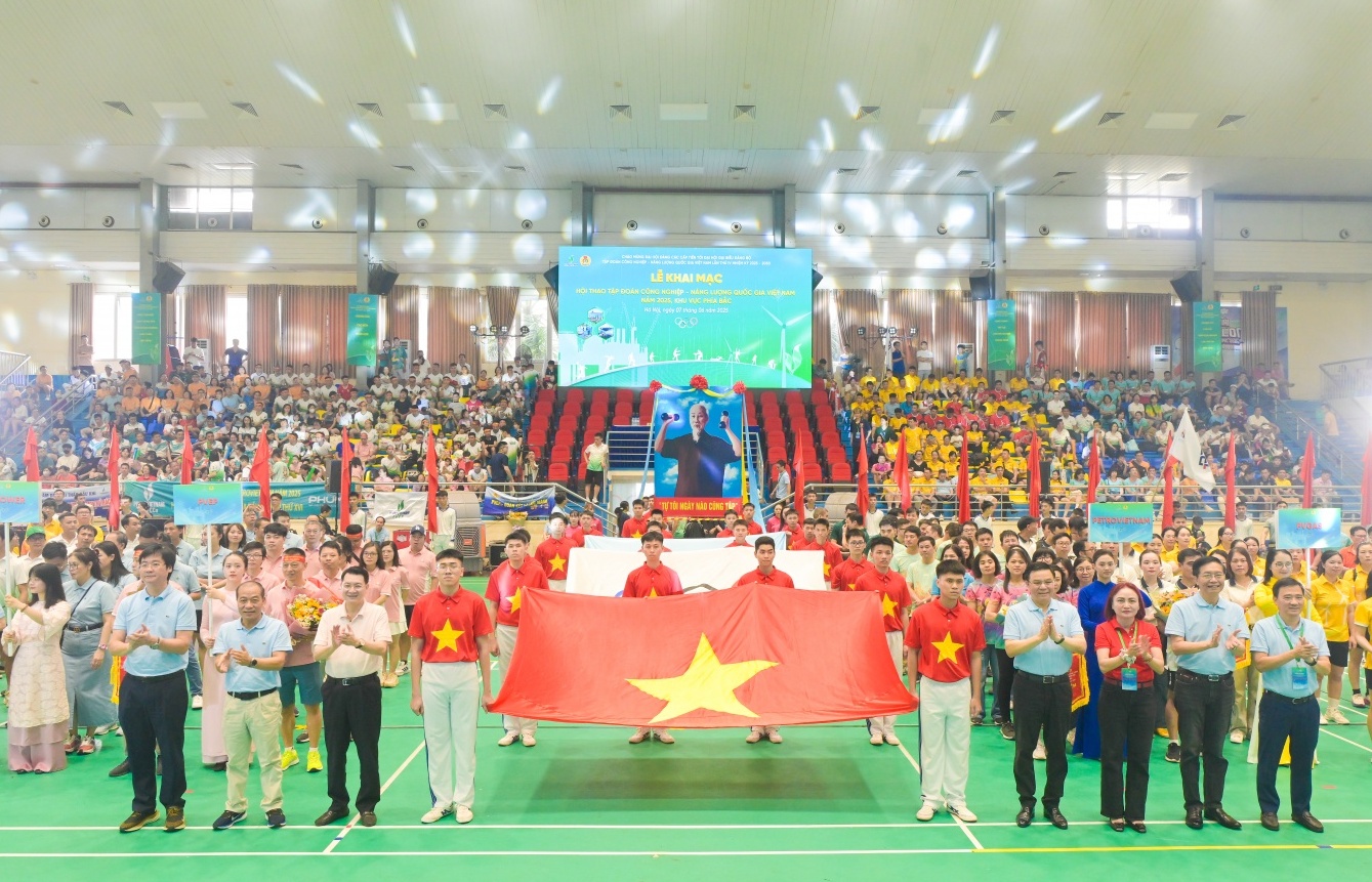 Tưng bừng khai mạc Hội thao Petrovietnam khu vực phía Bắc năm 2025