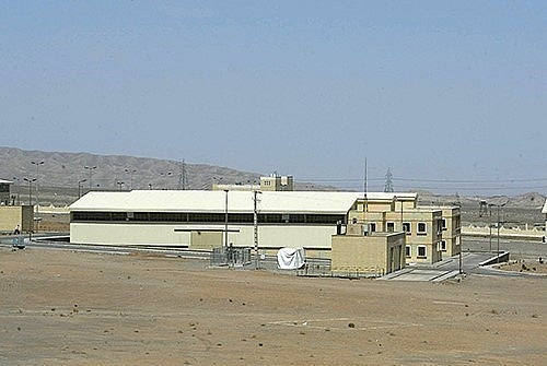 Quang cảnh bên ngoài cơ sở hạt nhân Natanz, phía Nam thủ đô Tehran của Iran - Ảnh:Reuters.